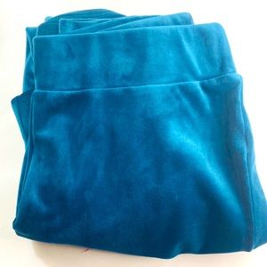 Aqua Stretch Velour Pants New Small